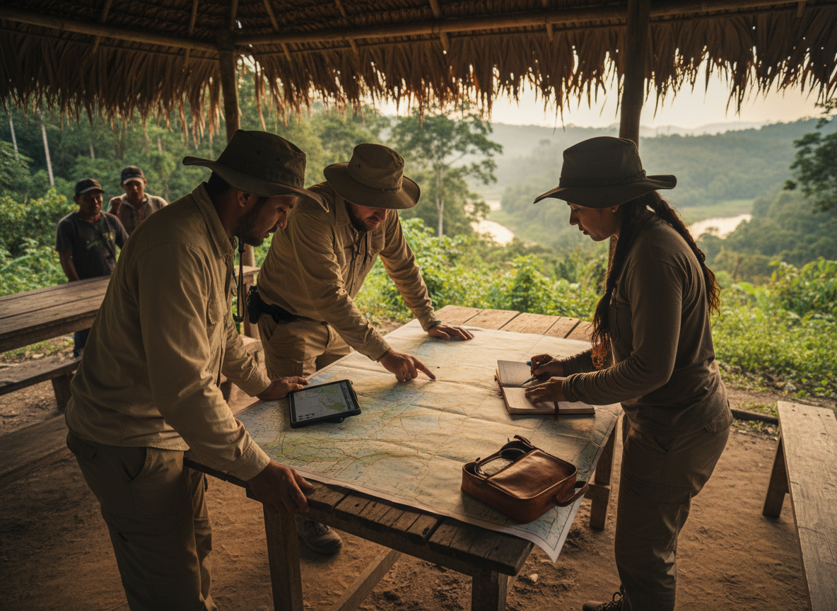 Trabajo de campo territorial en Ecuador
